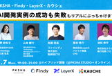 【増枠】AI開発実例の成功も失敗もぶっちゃけ！【PKSHA・Findy・LayerX・カウシェ】