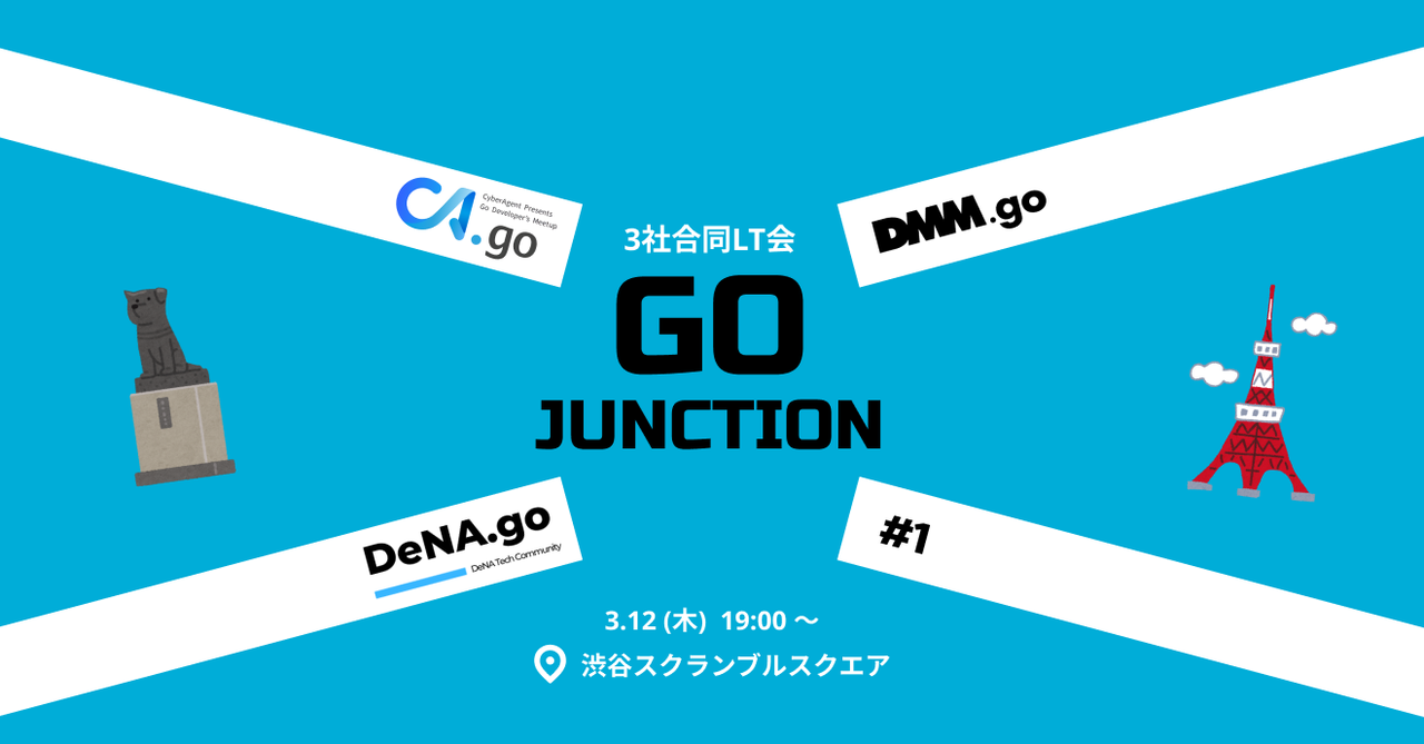 Go Junction#1 by DeNA.go & DMM.go & CA.go