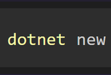 dotnet new