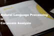 企業分析における自然言語処理を学ぼう