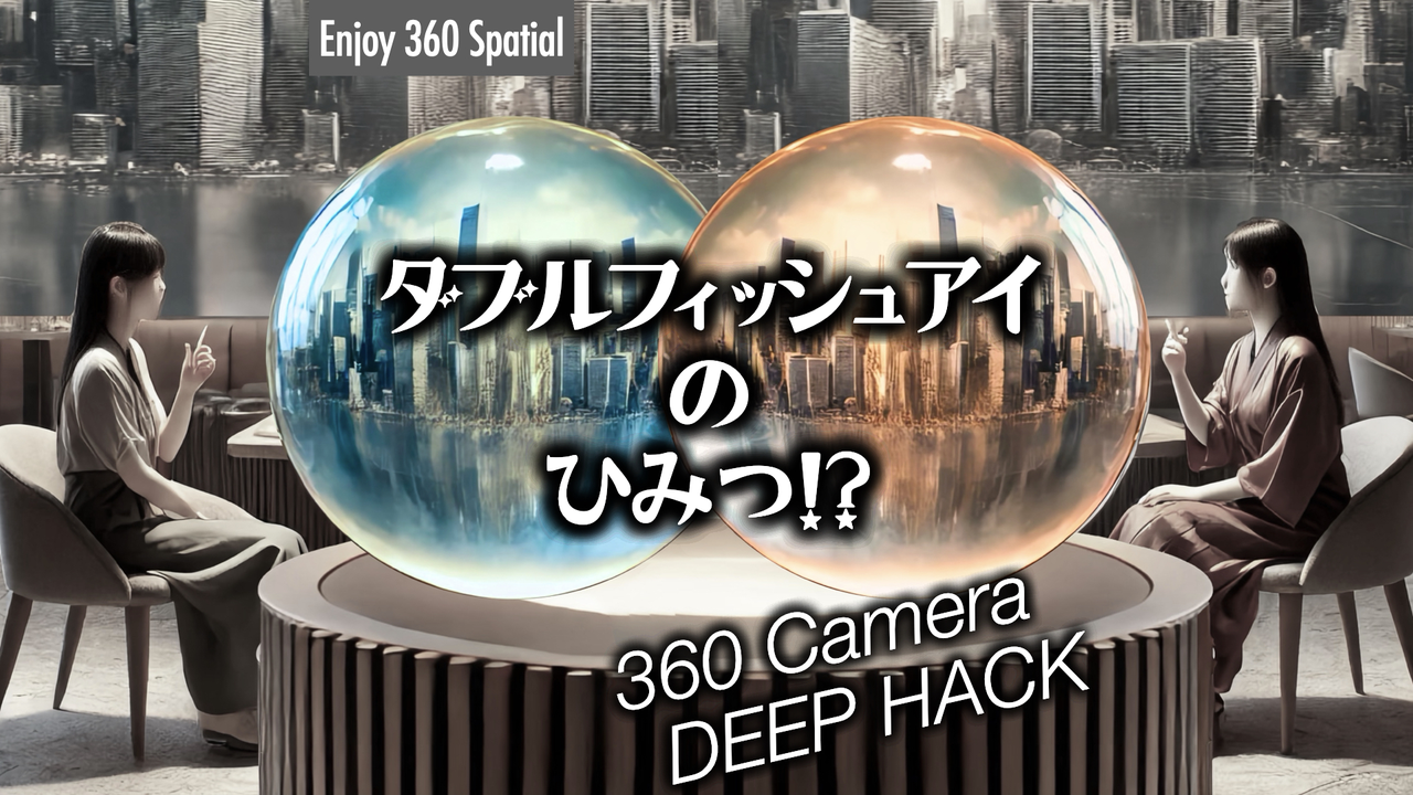 RICOH 360 THETA ダブルフィッシュアイの秘密!?