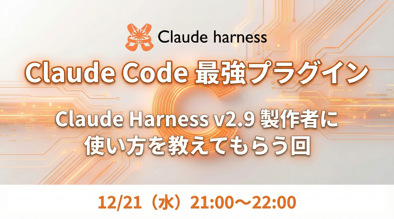 【Claude Code 最強プラグイン】Claude Harness製作者に使い方を教えてもらう回