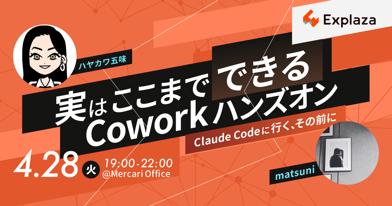 実はここまでできるCoworkハンズオン