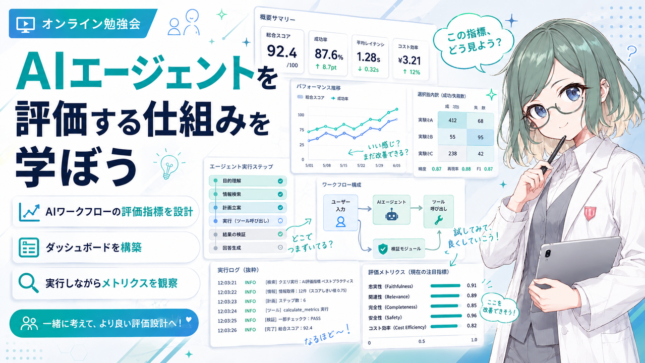 AIエージェントを評価する仕組みを学ぼう
