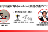 腸内細菌に学ぶkintone業務改善のコツ vol.01