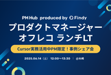 プロダクトマネージャー オフレコ ランチLT Cursor実務活用中PM限定！事例シェア会