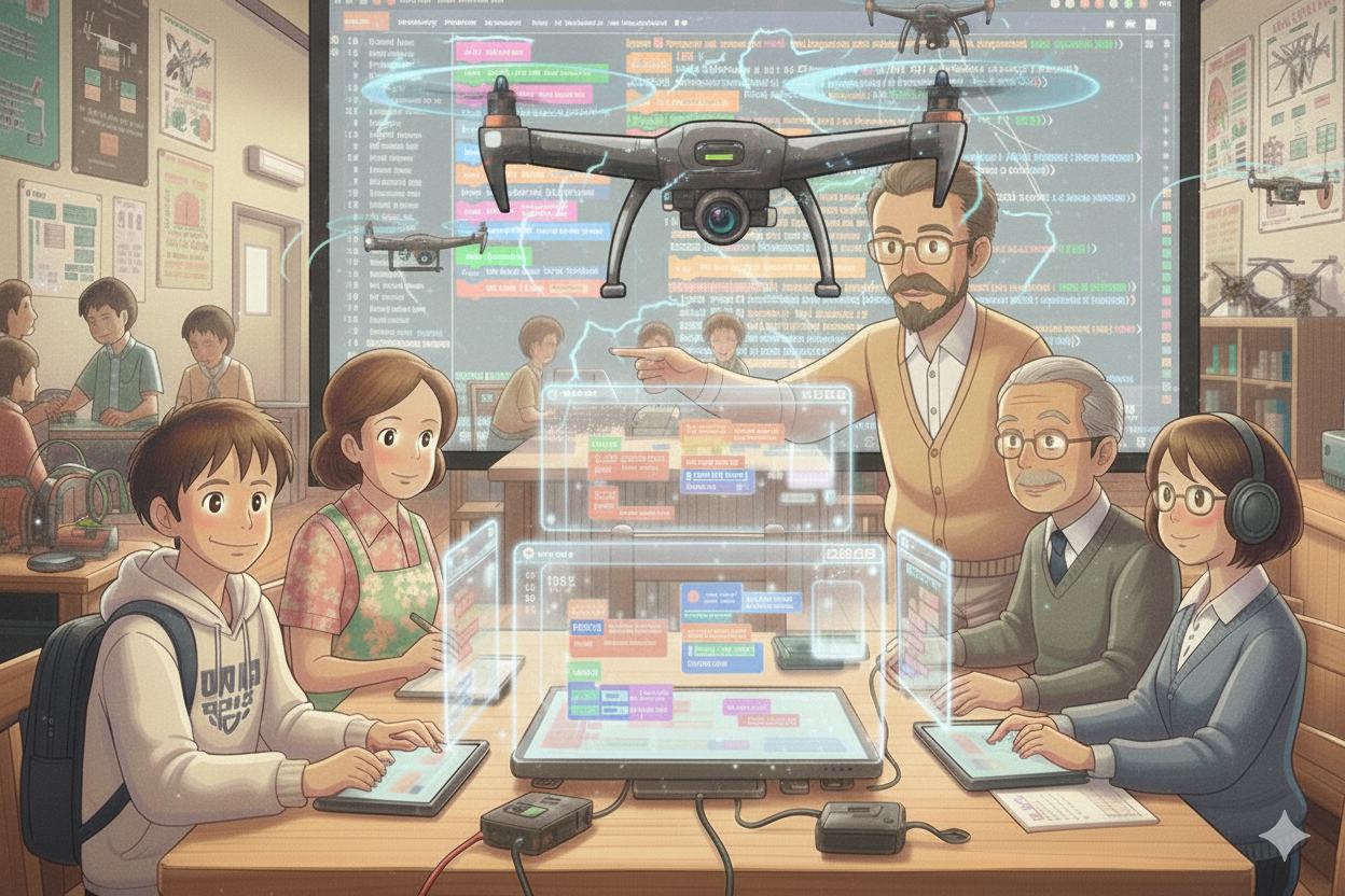 ドローンプログラミングメンター講習会第4回（2月）