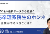 1,650名の最新データから紐解く25卒理系院生のホンネ 〜今、企業がやるべきこととは？〜