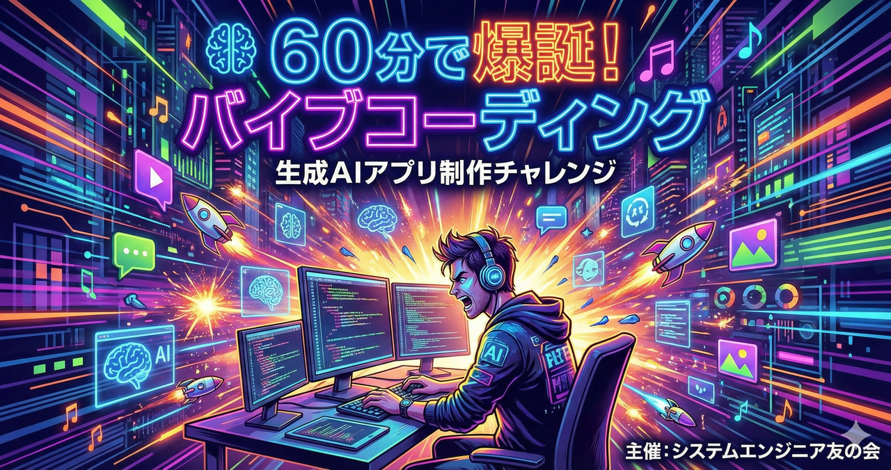 【第3回】60分で爆誕!バイブコーディング・生成AIアプリ制作チャレンジ