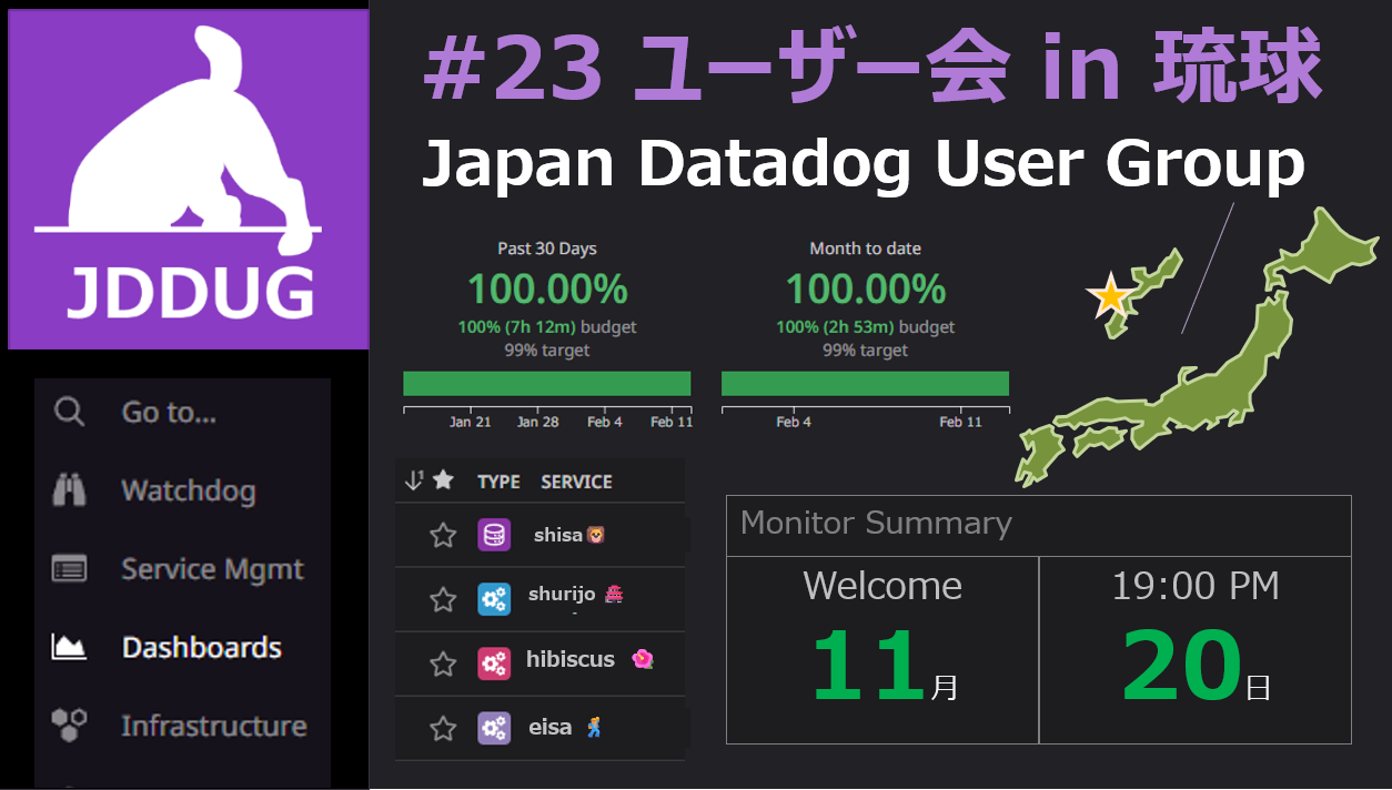 Japan Datadog User Group Meetup #23 @沖縄