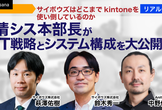 サイボウズはどこまでkintoneを使い倒しているのか？情シス本部長がIT戦略とシステム構成を大公開