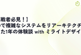 【挑戦者必見！】DDDで複雑なシステムをリアーキテクチャをした1年の体験談withミライトデザイン