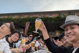 アイビースクエアビアガーデンに行く会