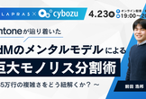 kintoneが辿り着いた「PdMのメンタルモデル」による巨大モノリス分割術