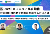 社内の問い合わせを劇的に削減する方法とは｜脱Excel×マニュアル自動化