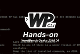 WordBench大阪 6月 実践！WP-CLIを使って WordPress の管理運用してみよう！