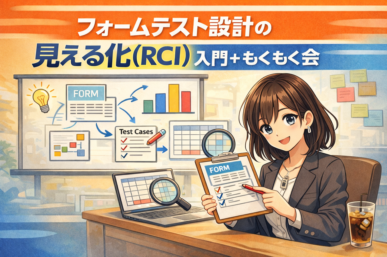 フォームテスト設計の見える化（RCI）入門＋もくもく会